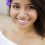 Beautiful happy smiling young woman